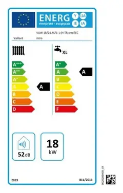 Vaillant ecoTEC Intro 18/24 AS 1-1 Tam Yoğuşmalı Kombi (18 kW kalorifer - 24 kW sıcak su) — görsel 3